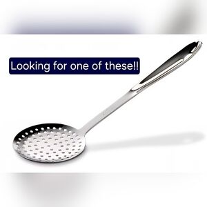 Stainless Steel Skimmer Spoon ISO Do Not Buy